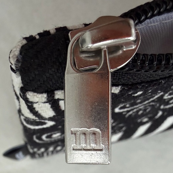 Marimekko Kaika Cosmetic Bag Pouch Black White Pieni Siirtolapuutarha - Picture 7 of 11